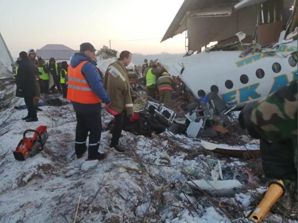 bekair plane crash in kazakhstan