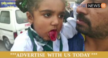 मोगा जिले के गांव जनेर के पास स्कूल बस पलटी ,तीन बच्चे की हालत नाजुक, बस में सवार थे 40 बच्चे