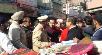 जालंधर के रैनक बाजार के टिक्की वाले चौक पर पुलिस की कार्यवाही शुरू , पढ़े