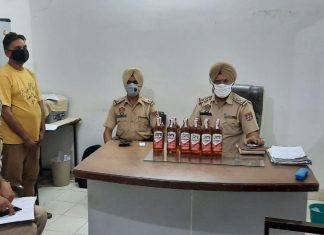 जालंधर : नाजायज़ शराब सहित एक व्यक्ति गिरफ्तार
