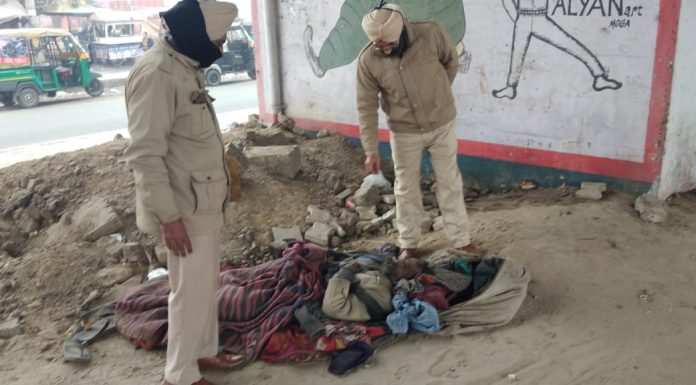 जालंधर पठानकोट चौक से मिला अज्ञात व्यक्ति का शव