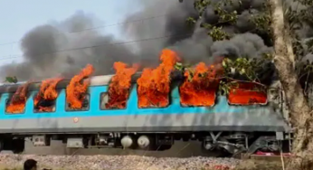 THE BURNING TRAIN दिल्ली-देहरादून शताब्दी एक्सप्रेस में लगी आग