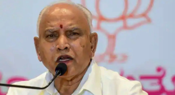 Karnataka: CM Yediyurappa ने दिया इस्तीफा