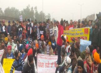जालंधर में रामामंडी के पास विद्यार्थियों ने फिर किया हाईवे जाम