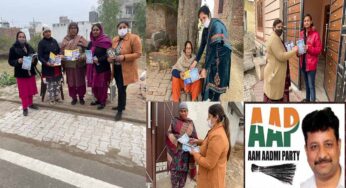“आप” के उम्मीदवार रमन अरोड़ा के लिए मैदान में उतरीं महिलाएं, लोकप्रियता बढ़ने से विरोधियों के छूट रहे हैं पसीने.
