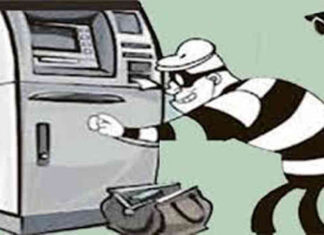 फगवाड़ा में बड़ी लूट, गैस कटर से एसबीआइ का एटीएम काट 23 लाख कैश ले उड़े लुटेरे ATM GAS CUTTER LOOT