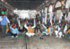 jalandhar railway blocked by kisaan union