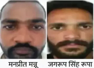BIG ENCOUNTER UPDATE – दो शार्प शूटर जगरूप रूपा और मनप्रीत मन्नू को पुलिस ने मार गिराया punjab gangsters encounter