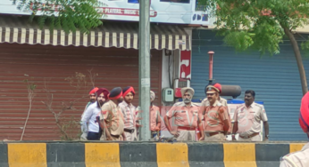 जालंधर के BMC चौक स्तिथ सरदार बेअंत सिंह की प्रतिमा पर लिखे ‘ KHALISTAN ZINDABAD ‘ के नारे<br>पुलिस के हाथ पाँव फूले , कल मुख्यमंत्री भगवंत मान ने आना है जालंधर