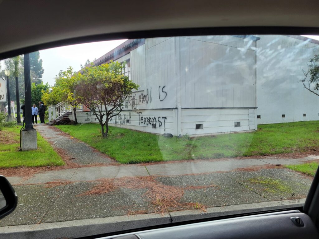 hindu temple vandalised in california by khalistani's