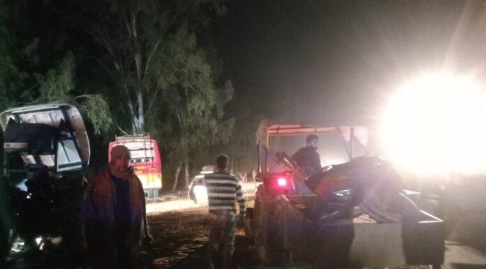Jalandhar Highway पर बड़ा सड़क हादसा, मौके का Video आया सामने road accident in bhogpur jalandhar kartar high speed bus
