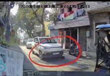 dashcam video captured road accident