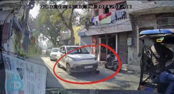 जालंधर में ड्राइवर ने रोड पर पड़े व्यक्ति पर कार चढ़ाई, DASHCAM VIDEO