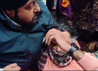 chandigarh aap protest police arrest