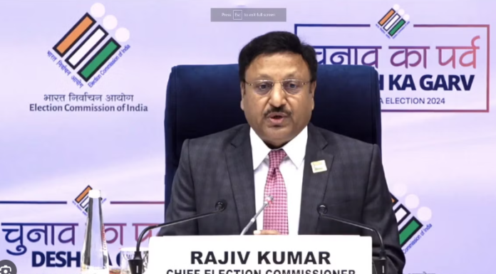 rajiv kumar, election commission of india
