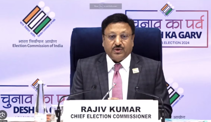 rajiv kumar, election commission of india