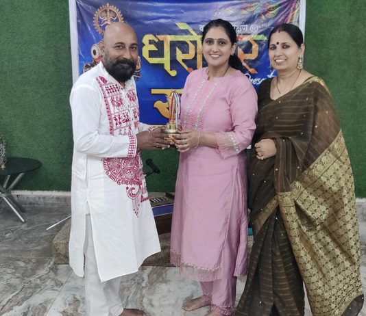 धरोहर कल्चर सोसायटी रजिस्टर्ड की तरफ से आयोजित रस गायन वाद्य नृत्य प्रोग्राम का आयोजन dharohar cultural society jalandhar